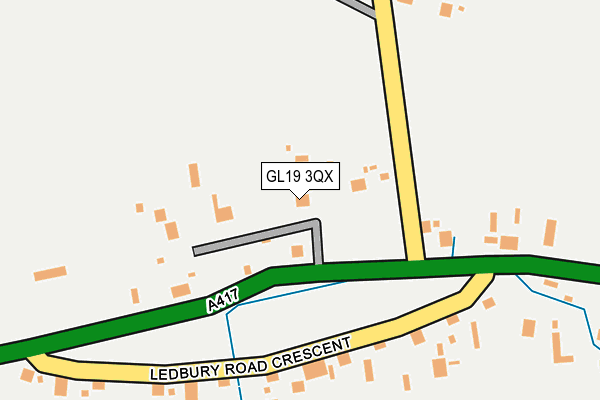 GL19 3QX map - OS OpenMap – Local (Ordnance Survey)