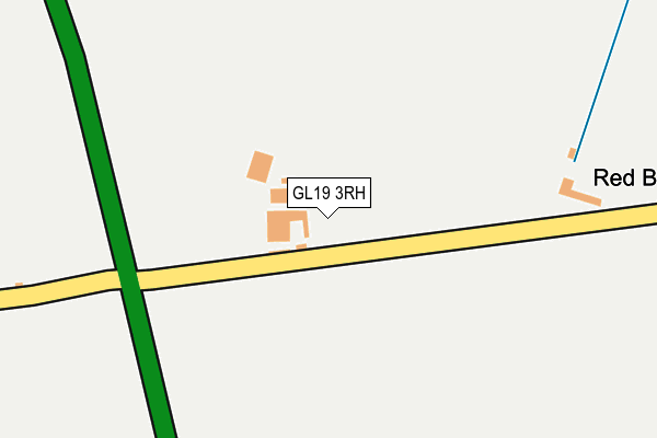 GL19 3RH map - OS OpenMap – Local (Ordnance Survey)