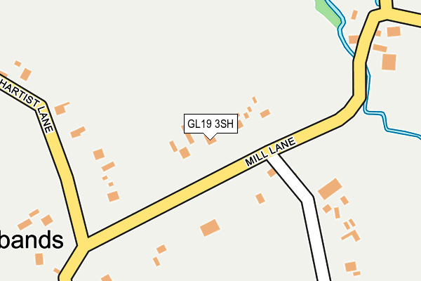 GL19 3SH map - OS OpenMap – Local (Ordnance Survey)