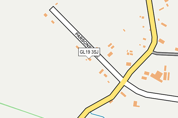 GL19 3SJ map - OS OpenMap – Local (Ordnance Survey)