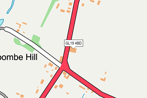 GL19 4BD map - OS OpenMap – Local (Ordnance Survey)