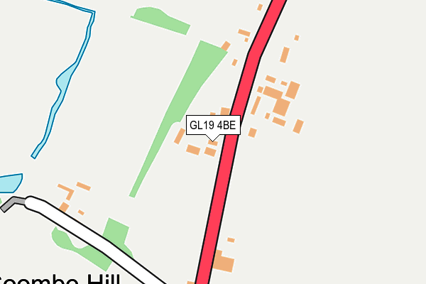 GL19 4BE map - OS OpenMap – Local (Ordnance Survey)