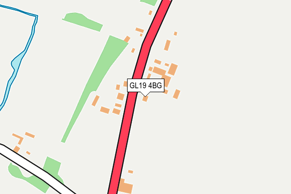 GL19 4BG map - OS OpenMap – Local (Ordnance Survey)