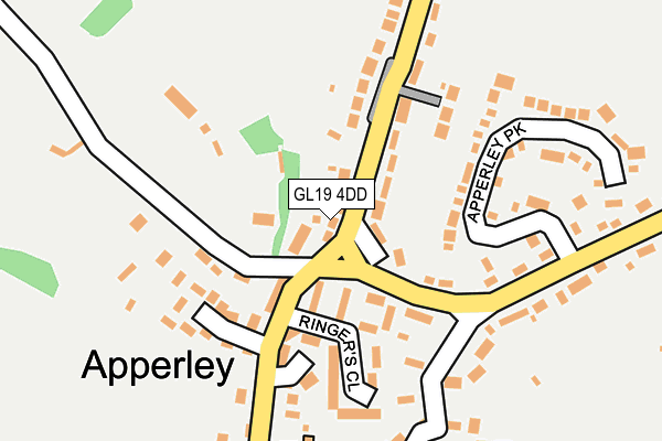 GL19 4DD map - OS OpenMap – Local (Ordnance Survey)