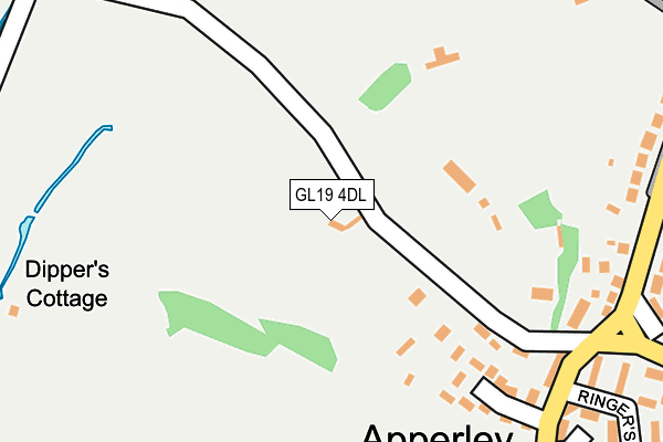 GL19 4DL map - OS OpenMap – Local (Ordnance Survey)
