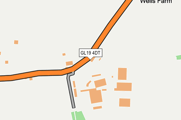 GL19 4DT map - OS OpenMap – Local (Ordnance Survey)