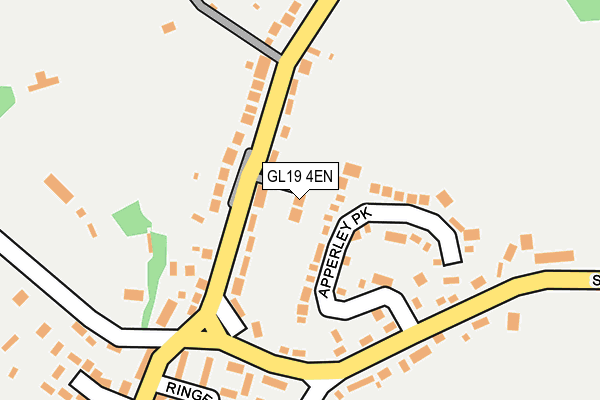 GL19 4EN map - OS OpenMap – Local (Ordnance Survey)