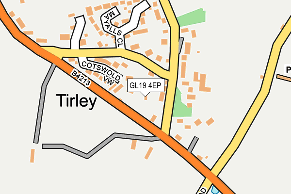 GL19 4EP map - OS OpenMap – Local (Ordnance Survey)