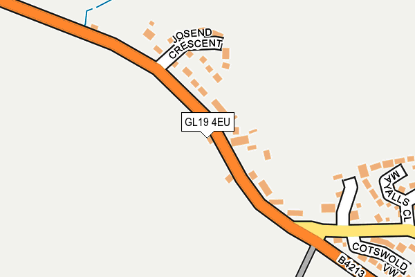 GL19 4EU map - OS OpenMap – Local (Ordnance Survey)