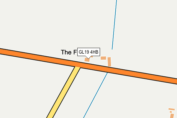 GL19 4HB map - OS OpenMap – Local (Ordnance Survey)