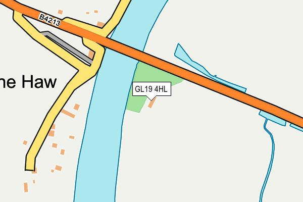 GL19 4HL map - OS OpenMap – Local (Ordnance Survey)