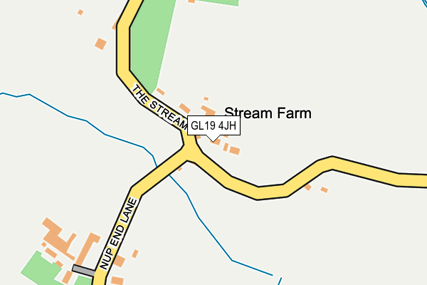 GL19 4JH map - OS OpenMap – Local (Ordnance Survey)