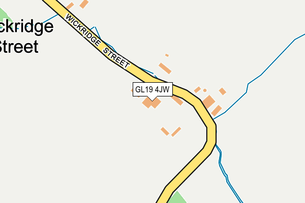 GL19 4JW map - OS OpenMap – Local (Ordnance Survey)