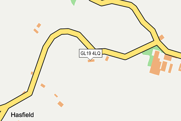 GL19 4LQ map - OS OpenMap – Local (Ordnance Survey)