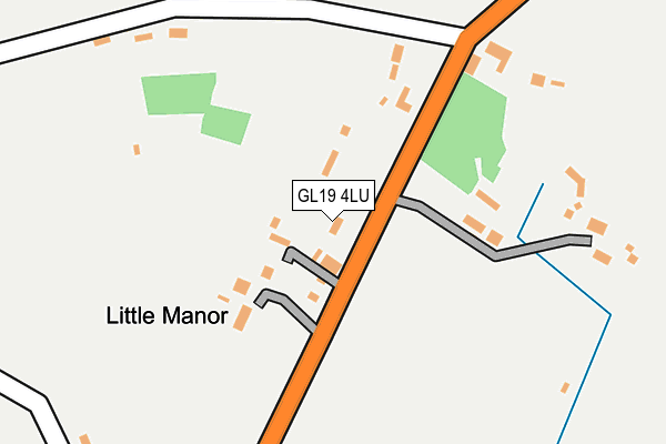 GL19 4LU map - OS OpenMap – Local (Ordnance Survey)