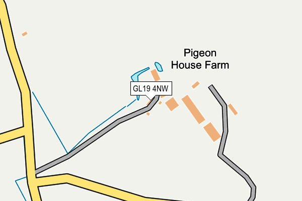 GL19 4NW map - OS OpenMap – Local (Ordnance Survey)