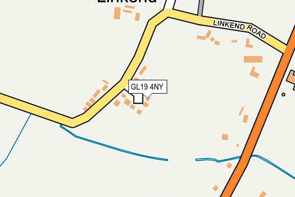 GL19 4NY map - OS OpenMap – Local (Ordnance Survey)
