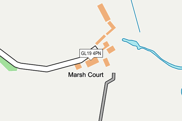 GL19 4PN map - OS OpenMap – Local (Ordnance Survey)
