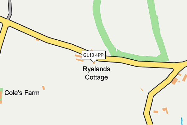 GL19 4PP map - OS OpenMap – Local (Ordnance Survey)