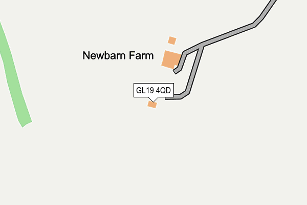 GL19 4QD map - OS OpenMap – Local (Ordnance Survey)