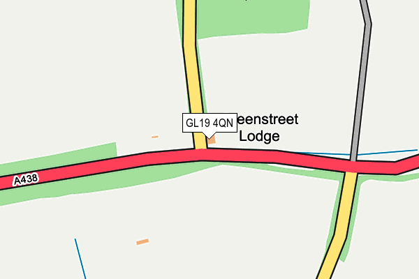 GL19 4QN map - OS OpenMap – Local (Ordnance Survey)