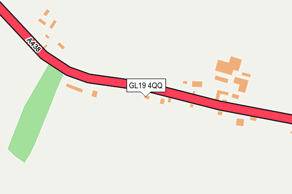 GL19 4QQ map - OS OpenMap – Local (Ordnance Survey)
