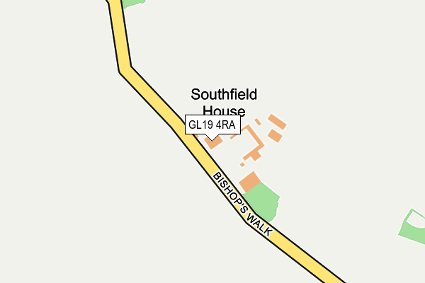 GL19 4RA map - OS OpenMap – Local (Ordnance Survey)