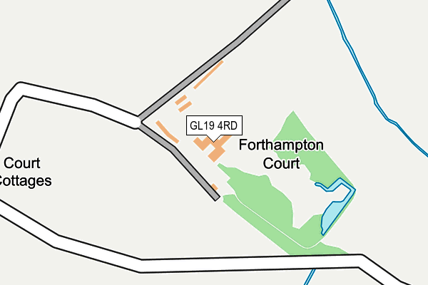 GL19 4RD map - OS OpenMap – Local (Ordnance Survey)