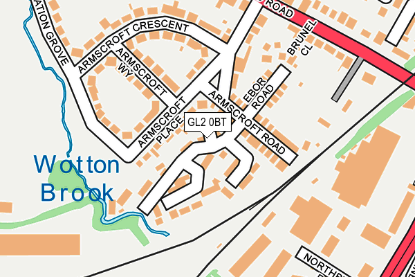 GL2 0BT map - OS OpenMap – Local (Ordnance Survey)