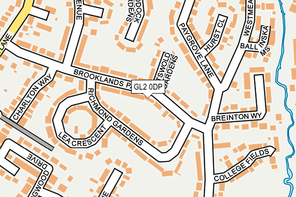 GL2 0DP map - OS OpenMap – Local (Ordnance Survey)