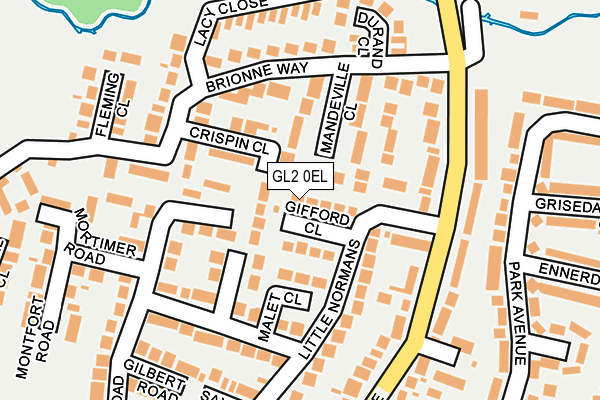 GL2 0EL map - OS OpenMap – Local (Ordnance Survey)