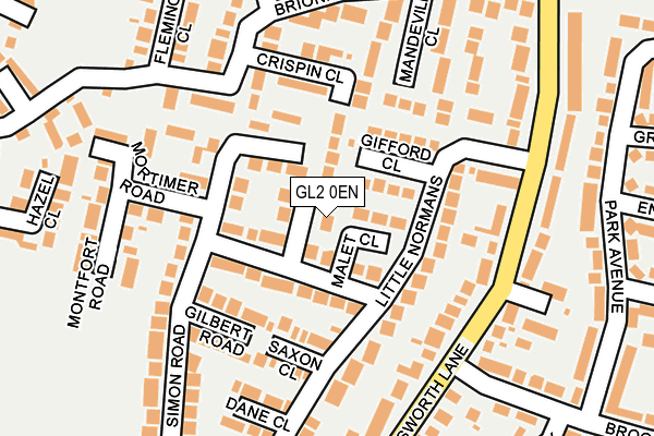 GL2 0EN map - OS OpenMap – Local (Ordnance Survey)