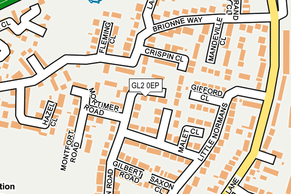 GL2 0EP map - OS OpenMap – Local (Ordnance Survey)