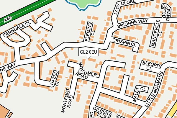 GL2 0EU map - OS OpenMap – Local (Ordnance Survey)