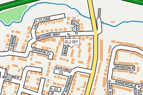 GL2 0EY map - OS OpenMap – Local (Ordnance Survey)