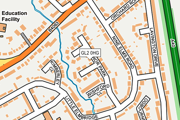 GL2 0HG map - OS OpenMap – Local (Ordnance Survey)