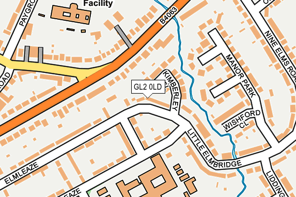 GL2 0LD map - OS OpenMap – Local (Ordnance Survey)
