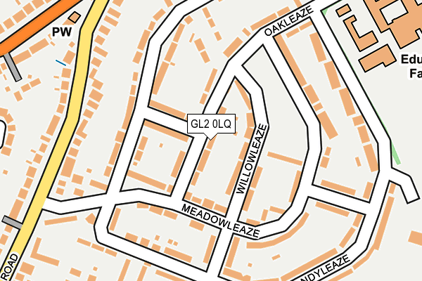 GL2 0LQ map - OS OpenMap – Local (Ordnance Survey)