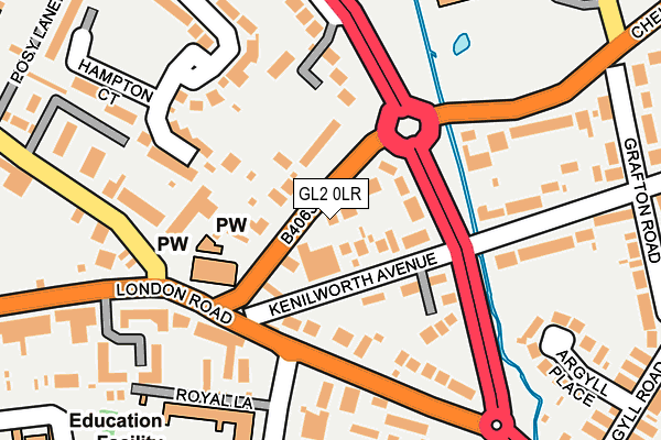 GL2 0LR map - OS OpenMap – Local (Ordnance Survey)