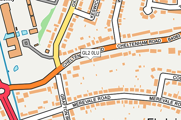 GL2 0LU map - OS OpenMap – Local (Ordnance Survey)