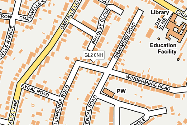 GL2 0NH map - OS OpenMap – Local (Ordnance Survey)