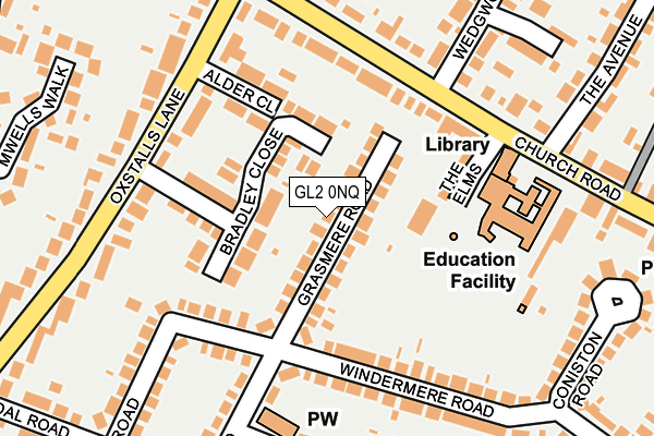 GL2 0NQ map - OS OpenMap – Local (Ordnance Survey)