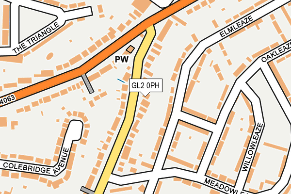 GL2 0PH map - OS OpenMap – Local (Ordnance Survey)