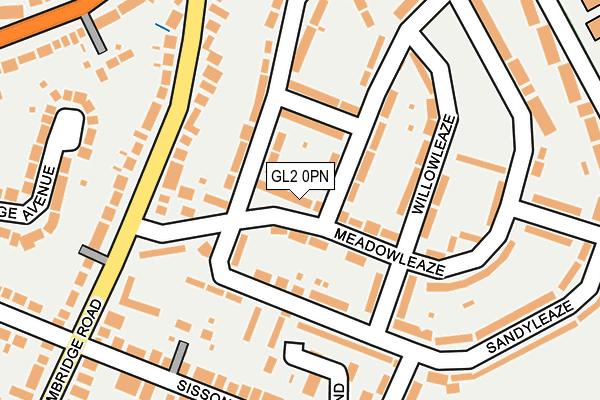 GL2 0PN map - OS OpenMap – Local (Ordnance Survey)