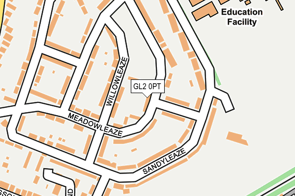 GL2 0PT map - OS OpenMap – Local (Ordnance Survey)