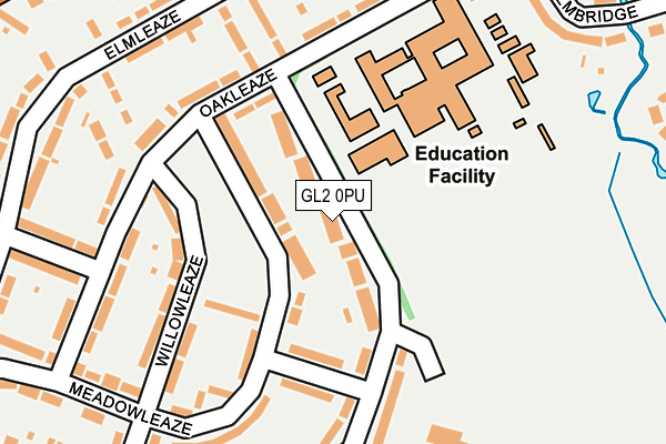 GL2 0PU map - OS OpenMap – Local (Ordnance Survey)