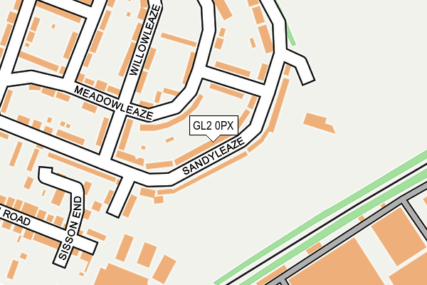 GL2 0PX map - OS OpenMap – Local (Ordnance Survey)