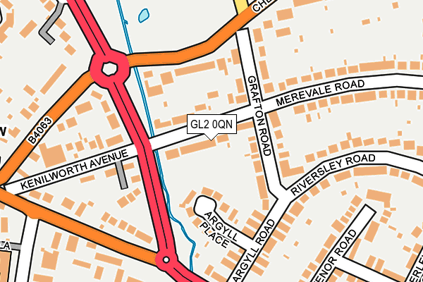 GL2 0QN map - OS OpenMap – Local (Ordnance Survey)