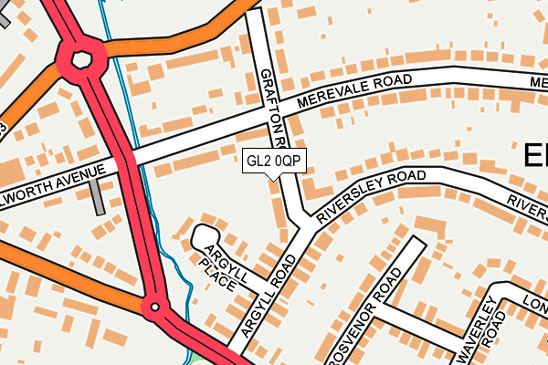 GL2 0QP map - OS OpenMap – Local (Ordnance Survey)