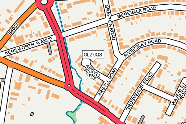 GL2 0QS map - OS OpenMap – Local (Ordnance Survey)